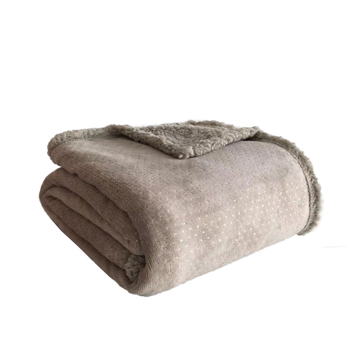 ACTUEL Plaid uni en polyester 240gsm