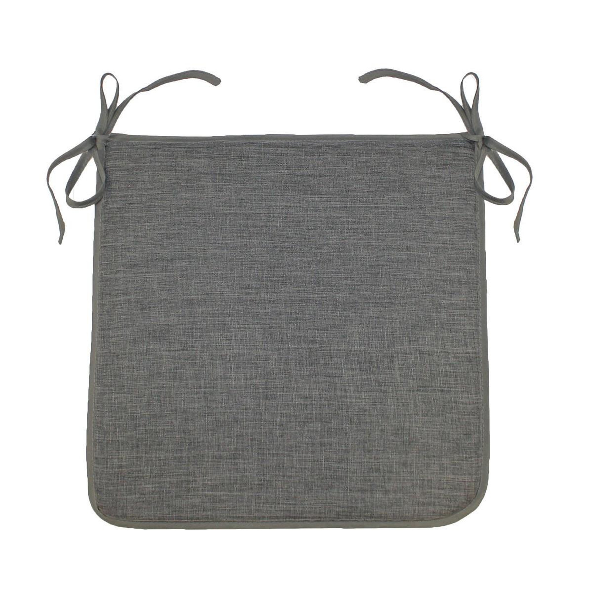 Douceur d'Intérieur Galette de Chaise  Newton  40x40cm Gris Anthracite