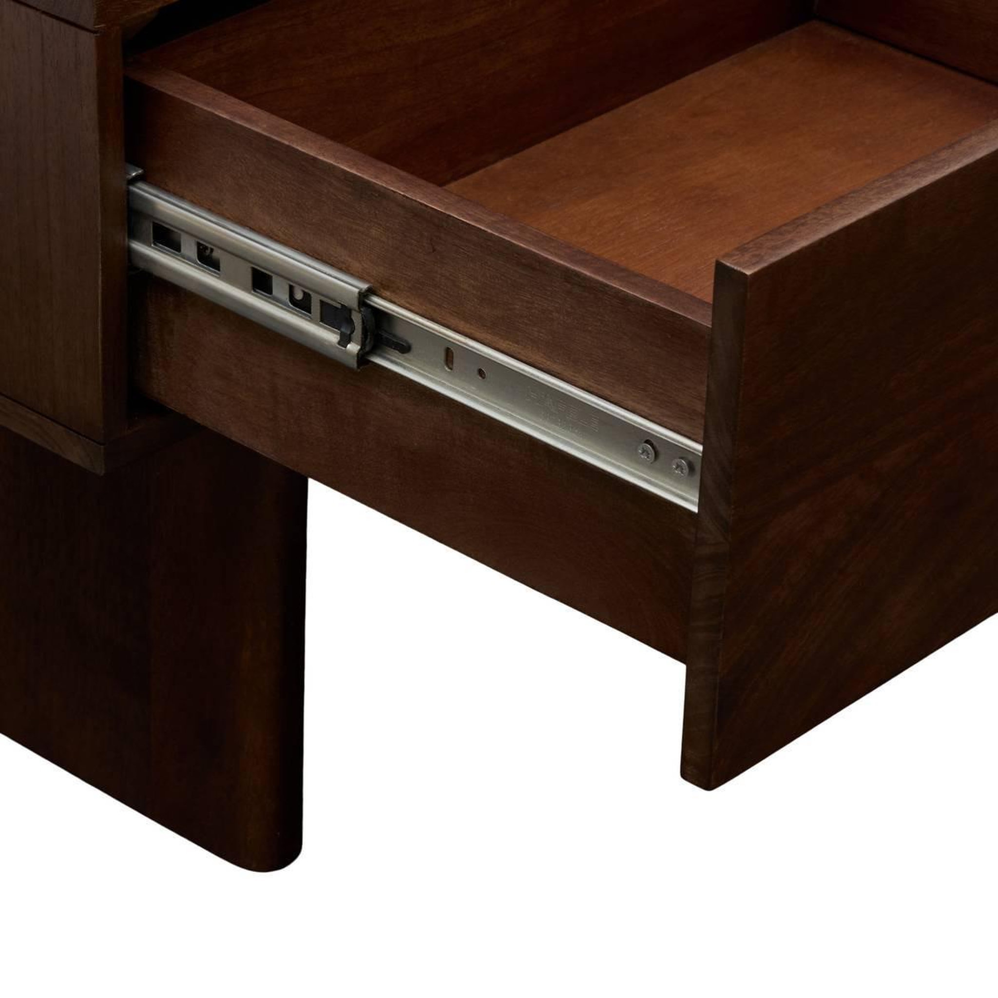 Voir la diapositive 5 : ATMOSPHERA Table Basse 2 Tiroirs en Bois  Nyero  109cm Marron