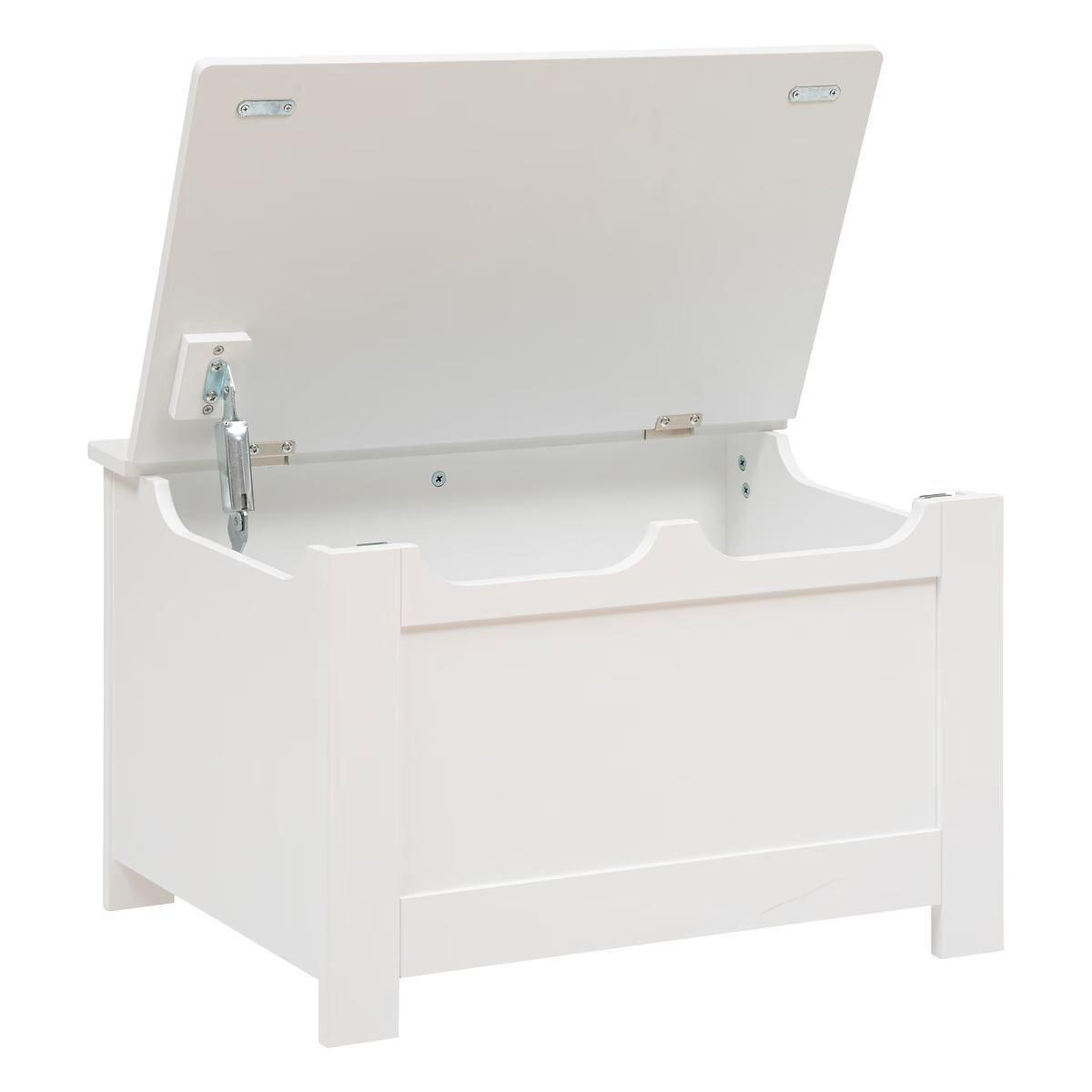 Voir la diapositive 2 : Atmosphera Kids Coffre à jouets  couronne  57cm blanc