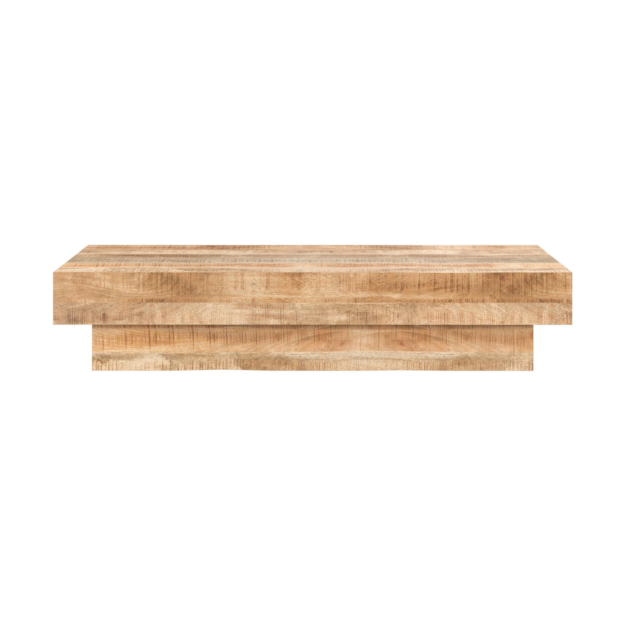 Voir la diapositive 3 : MAISON PAVANE Table basse rectangulaire en bois de manguier-aréto