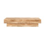 Voir la diapositive 3 : Rendez vous déco Table basse rectangulaire en bois de manguier-Aréto