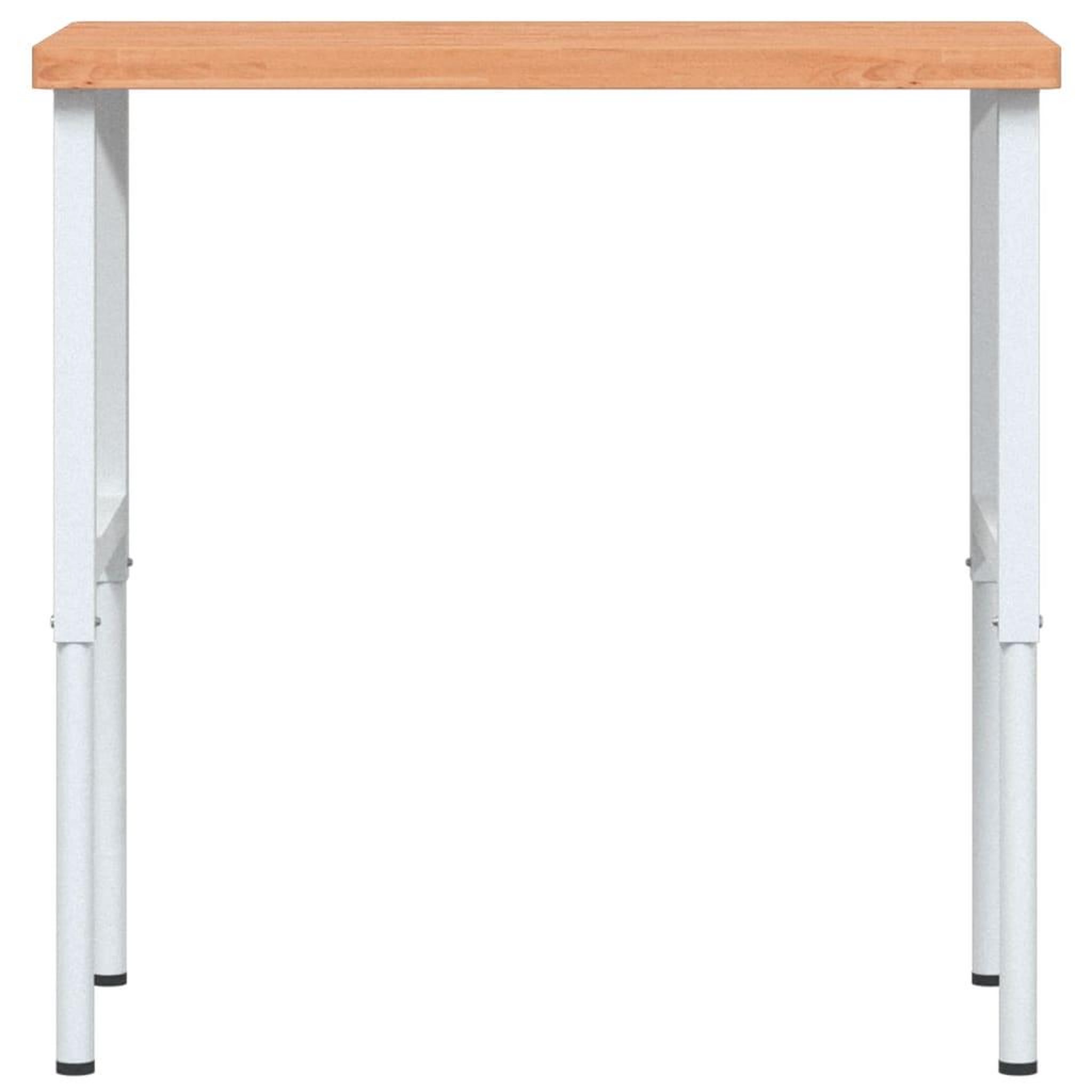 Voir la diapositive 4 : VIDAXL Etabli 100x60x(73-99,5) cm bois massif de hetre rectangulaire