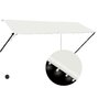 Voir la diapositive 2 : VIDAXL Auvent retractable avec LED 300x150 cm Creme