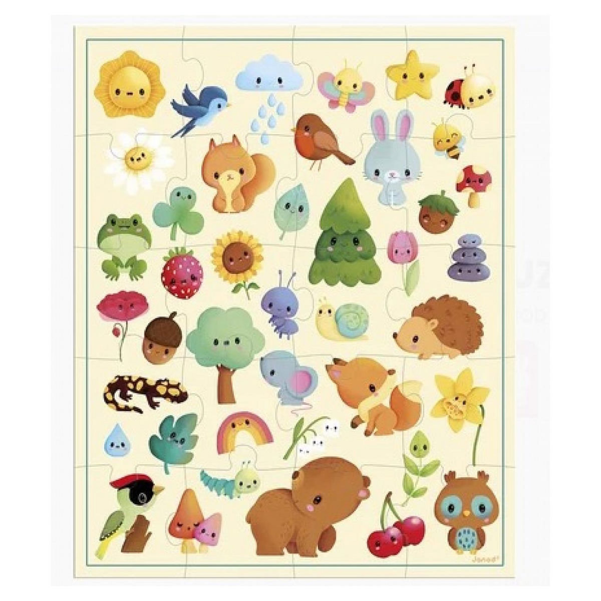 Juratoys-Janod Puzzle Imagier de la nature - 20pcs