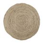 Voir la diapositive 2 : Tapis déco rond en jute 80 cm