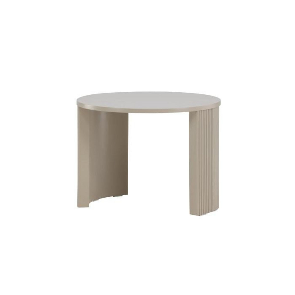 Paris Prix Table Basse Nervurée  Bristol  60cm Beige