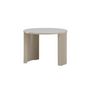 Voir la diapositive 3 : Paris Prix Table Basse Nervurée  Bristol  60cm Beige