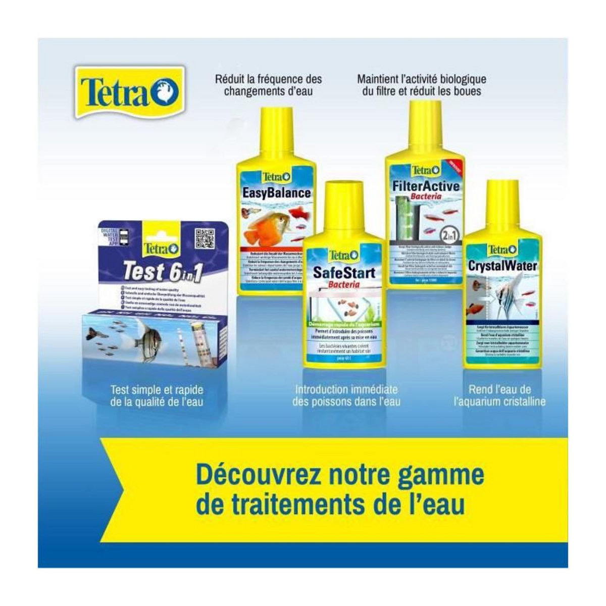 Tetra TETRA Aquasafe 500 ml - Pour aquarium