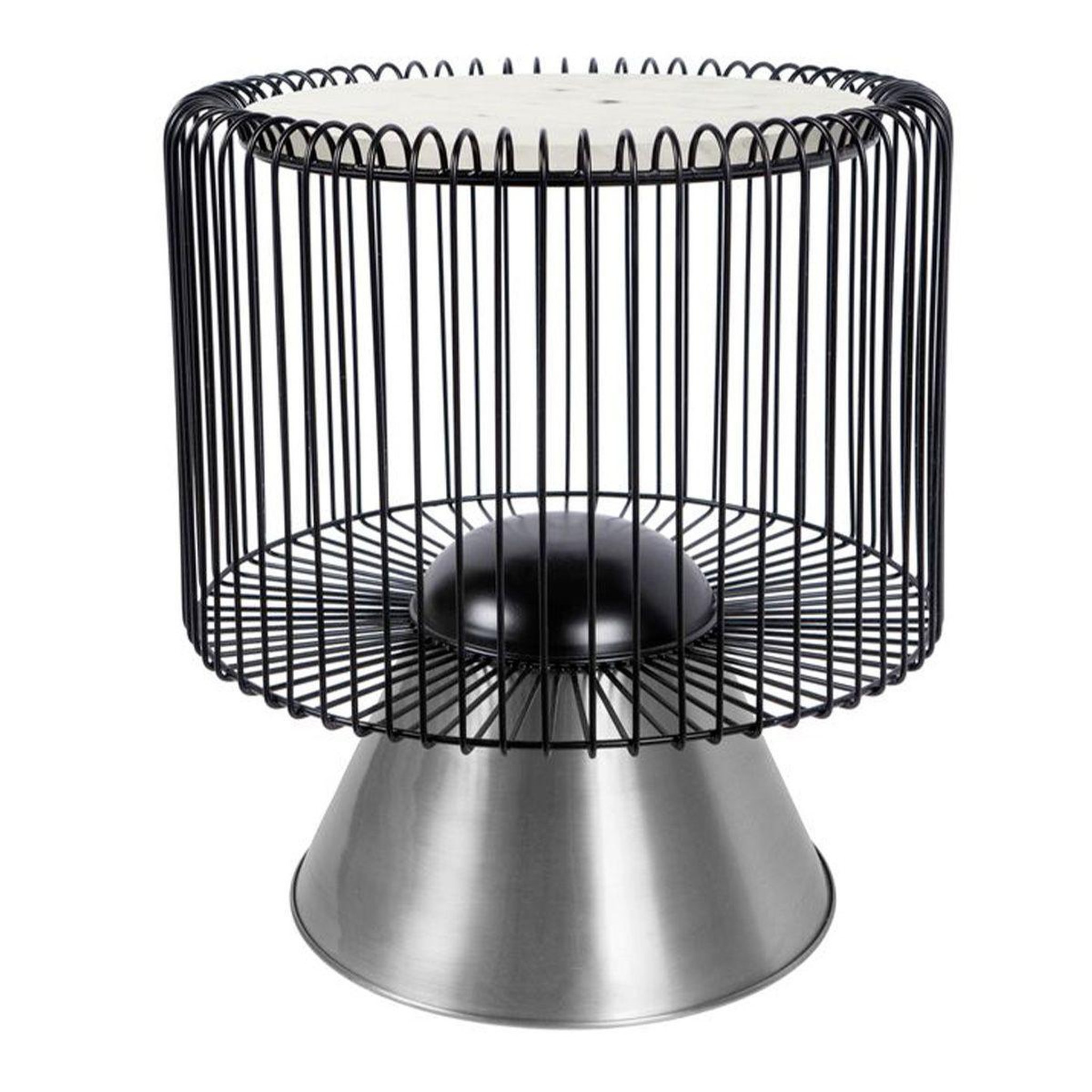 Paris Prix Table d'appoint design  malibu  56cm blanc