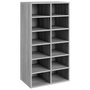 Voir la diapositive 2 : VIDAXL Etagere a chaussures Sonoma gris 54x34x100,5 cm Bois ingenierie