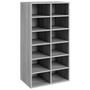 Voir la diapositive 2 : VIDAXL Etagere a chaussures Sonoma gris 54x34x100,5 cm Bois ingenierie