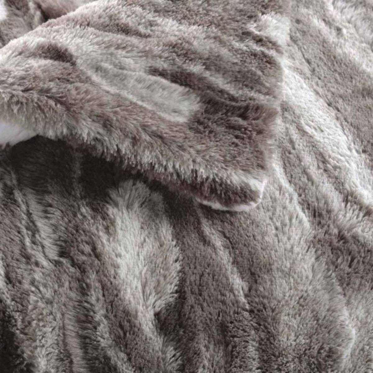 Paris Prix Plaid Imitation Fourrure  Caribou  180x220cm Naturel