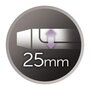 Voir la diapositive 6 : REMINGTON Boucleur Pro Soft Curl Remington CI6525 - 25mm : boucles souples - Céramique, Tourmaline Ionique, Antistatique, 10 réglages 13