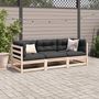 Voir la diapositive 3 : VIDAXL Salon de jardin 3 pcs bois de pin massif