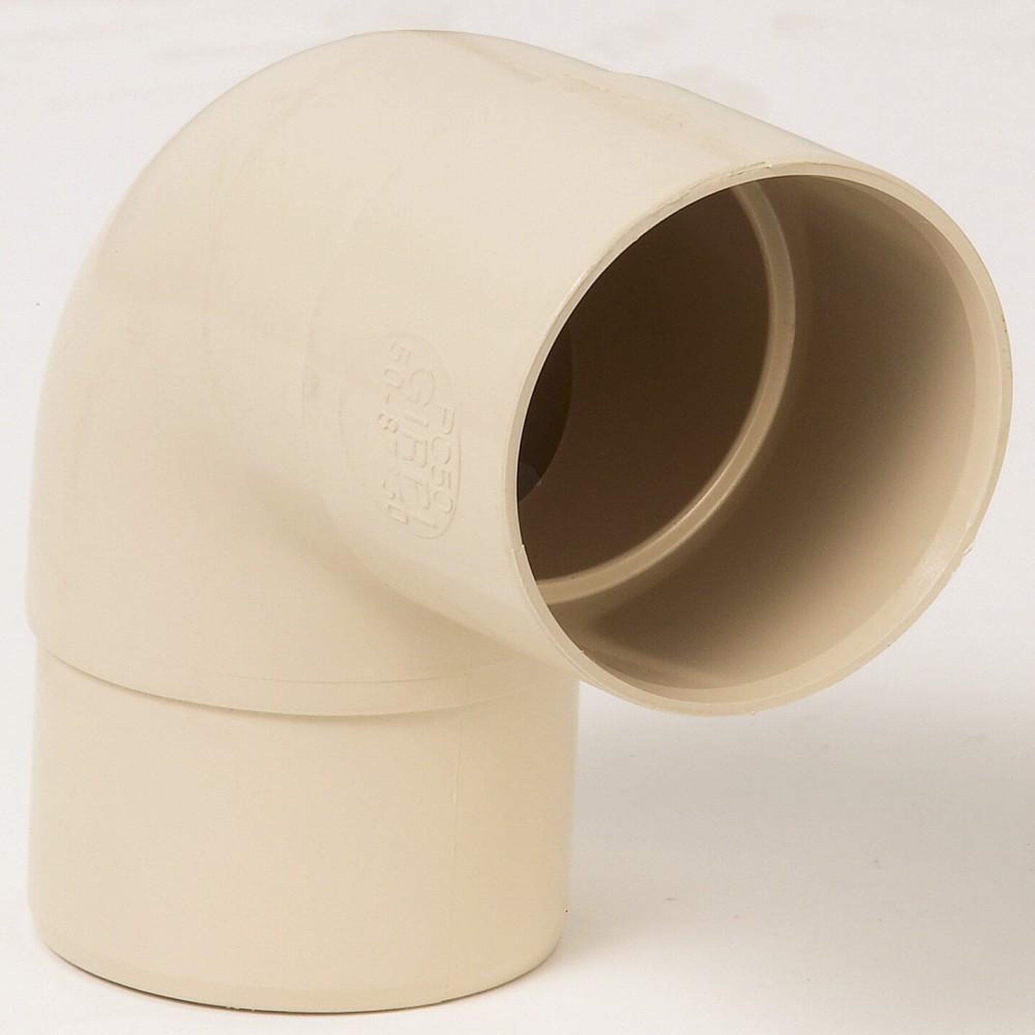 GIRPI Coude 87.3° pvc sable GIRPI, Dév.16 cm Diam.50 mm