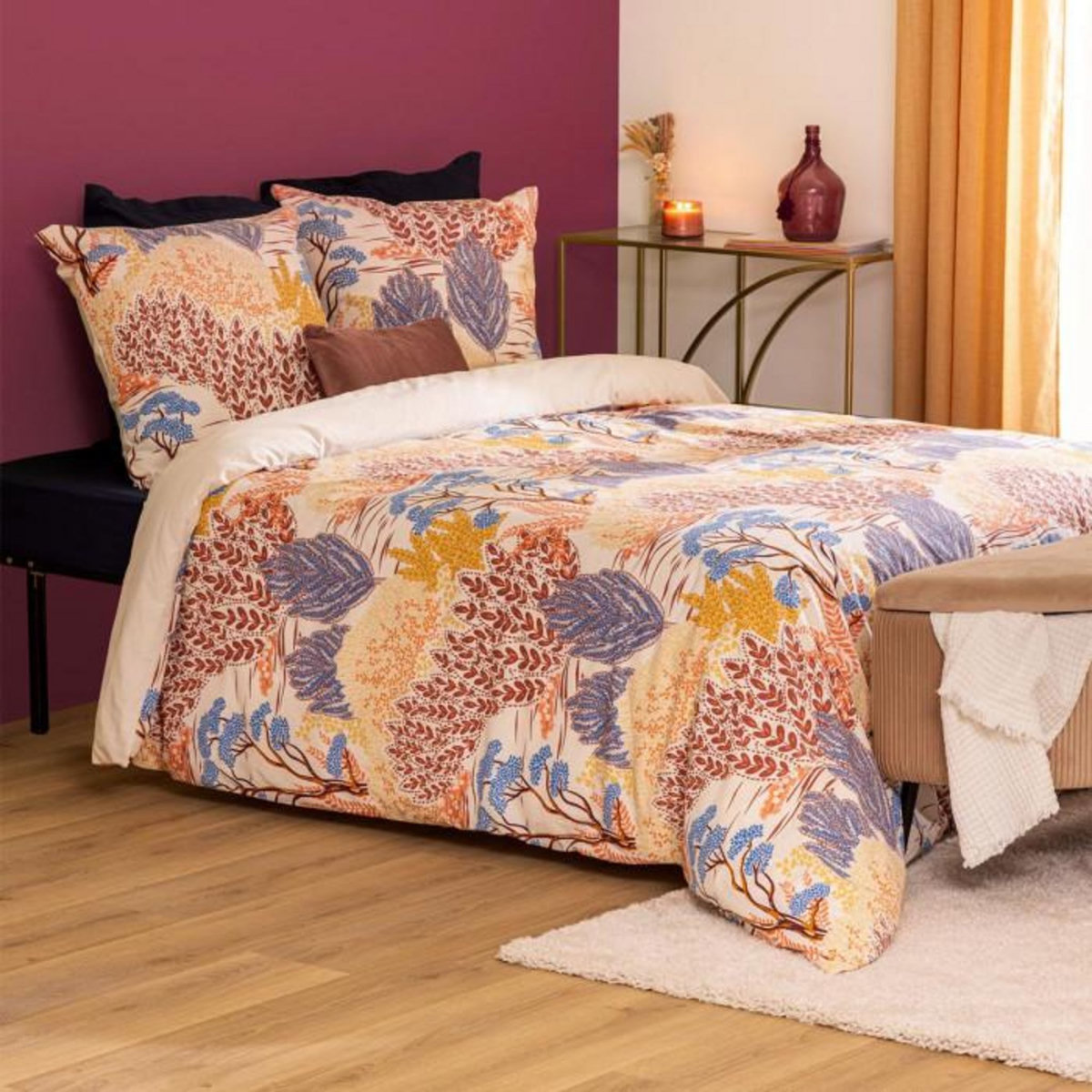 ATMOSPHERA Parure de Lit 3 Pièces  Walaa  240x220cm Multicolore