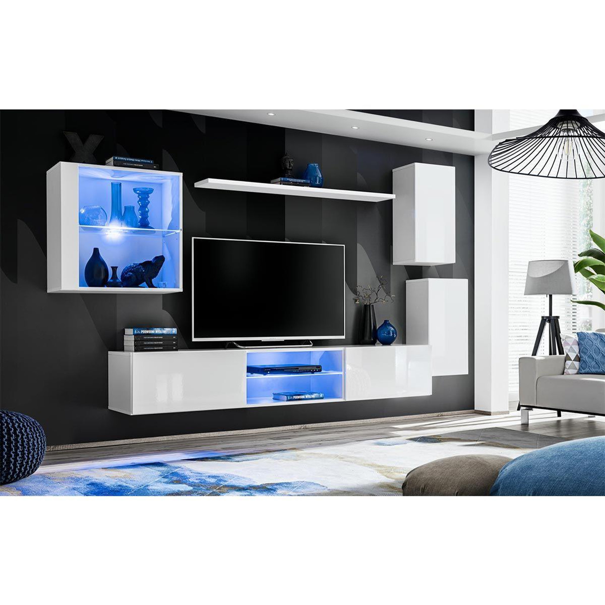 Voir la diapositive 2 : Paris Prix Ensemble meuble tv design  switch xxiii  250cm blanc