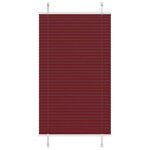 VIDAXL Store plisse rouge bordeaux 75x150 cm largeur du tissu 74,4 cm