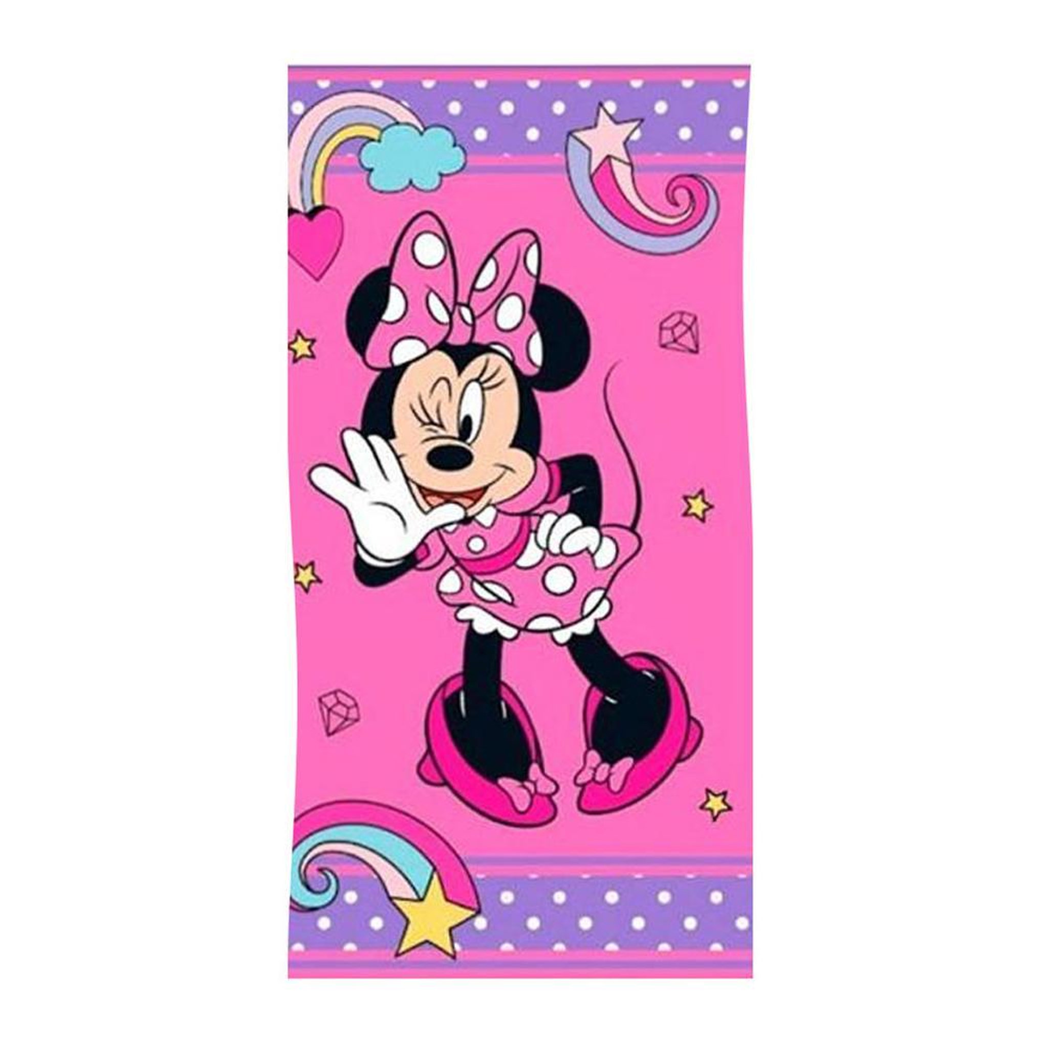 Voir la diapositive 1 : SPORTZONE Serviette Rose/Noir Fille  Sport Zone Minnie