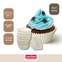 Voir la diapositive 6 : ZENKER Lot de 100 moules à muffin en papier 7 cm Zenker Smart Pastry