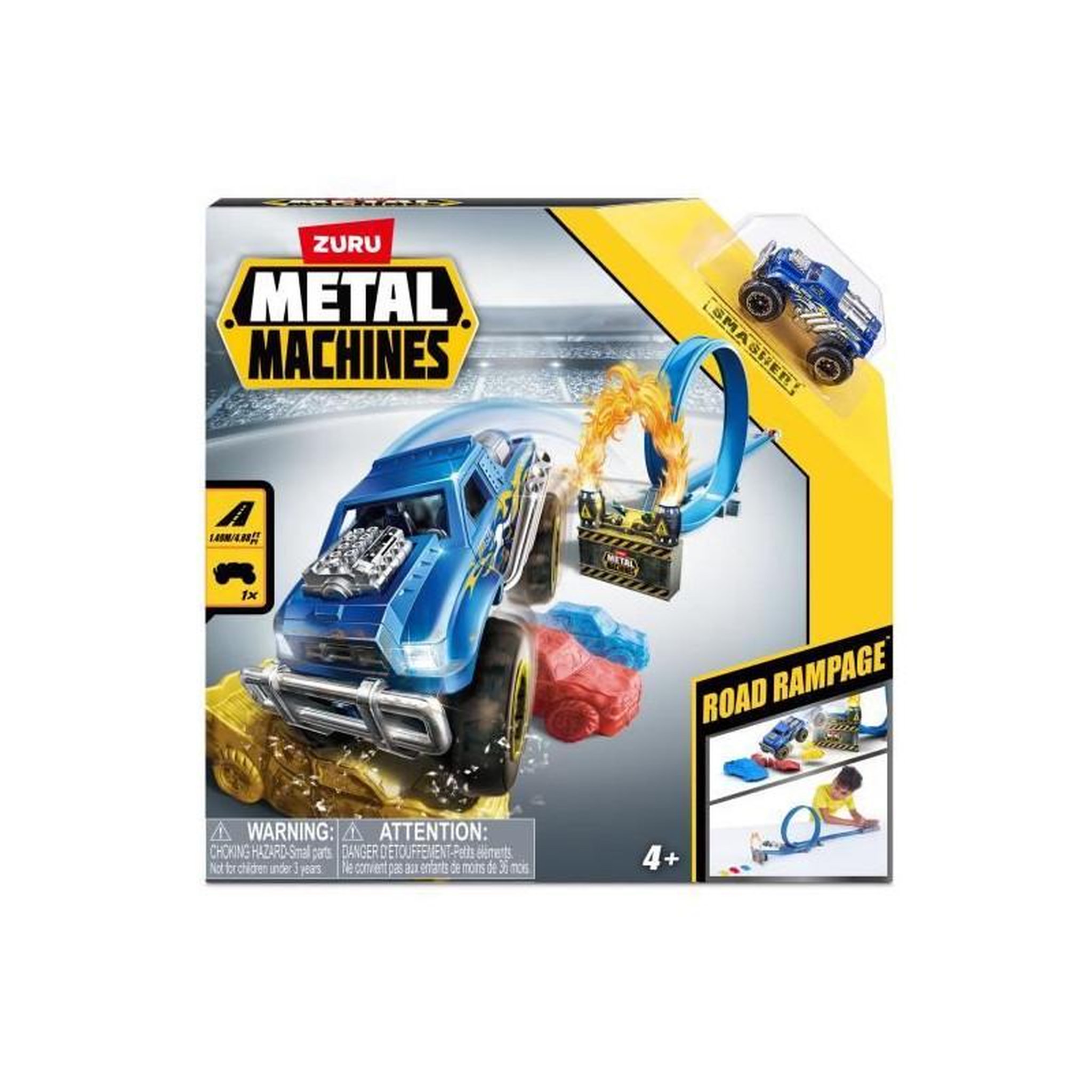 ZURU Jeux de construction - ZURU - Road Rampage Playset - 200 pieces - Snacks a collectionner - 6 modeles