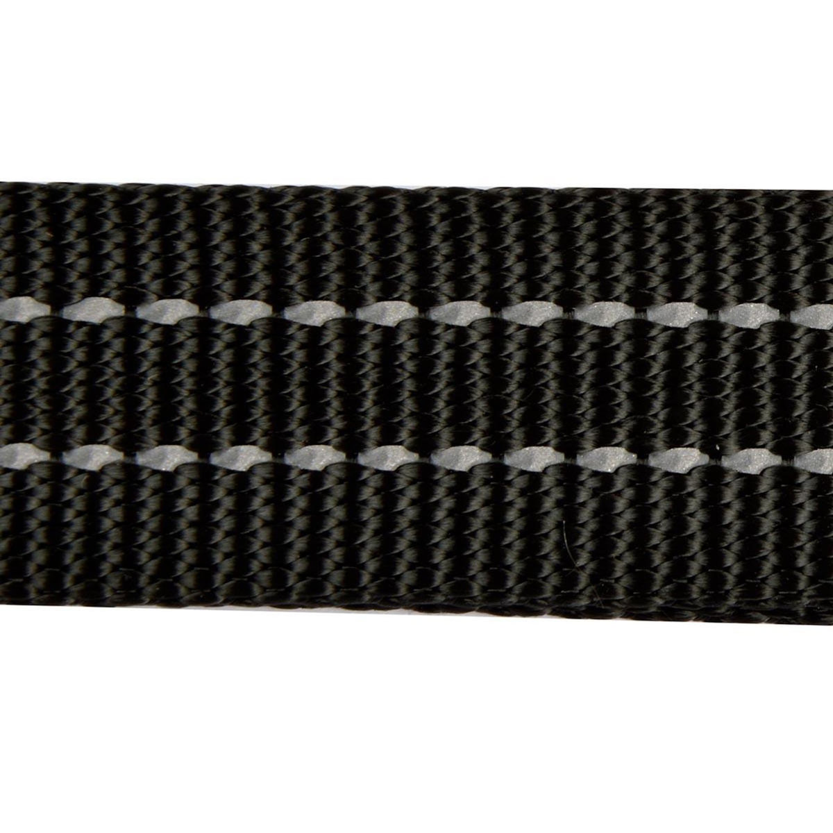 Paris Prix Collier Réglable  Coutures Réfléchissantes  35cm Noir