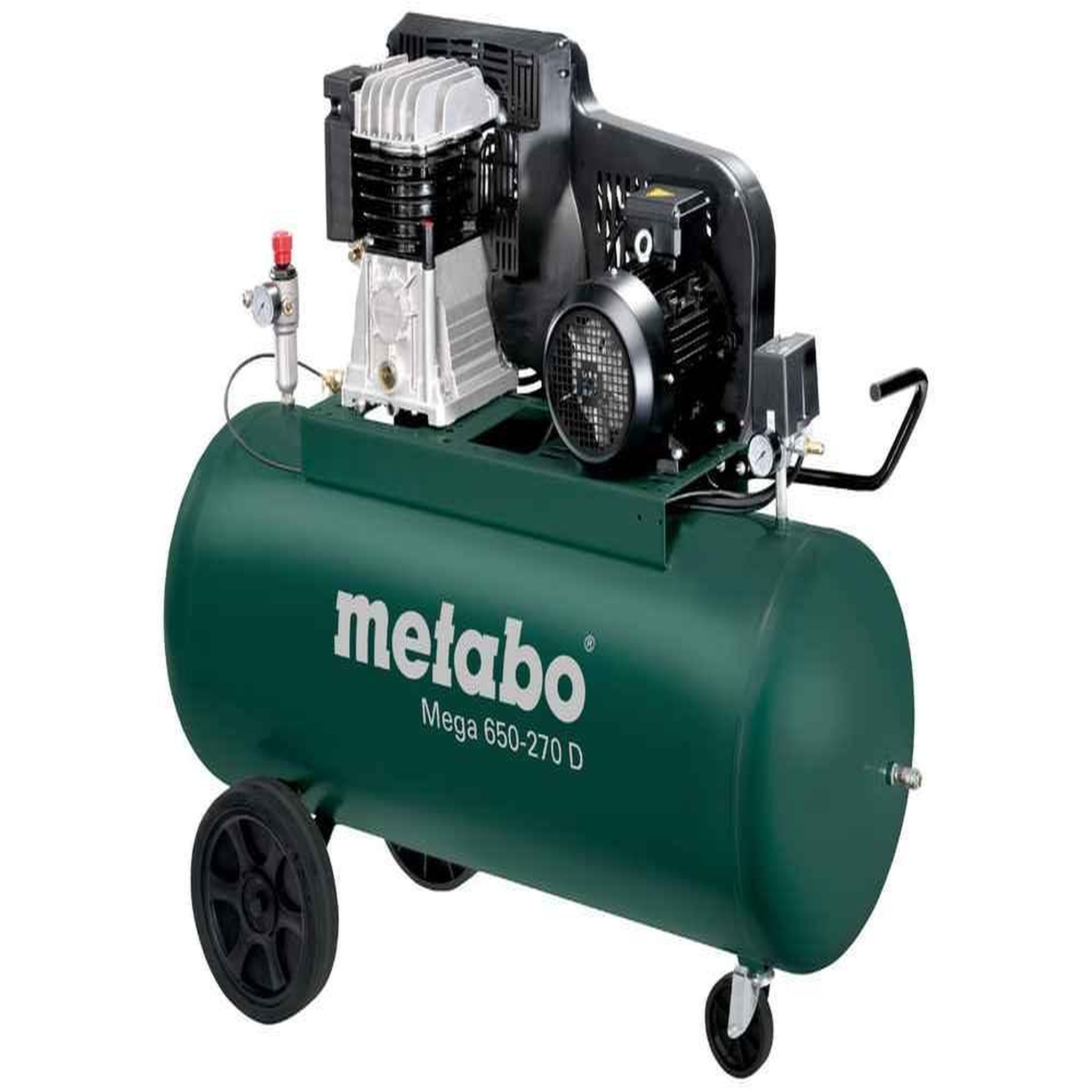 METABO SAS Compresseur Mega 650-270 D - débit effectif 450 l/min