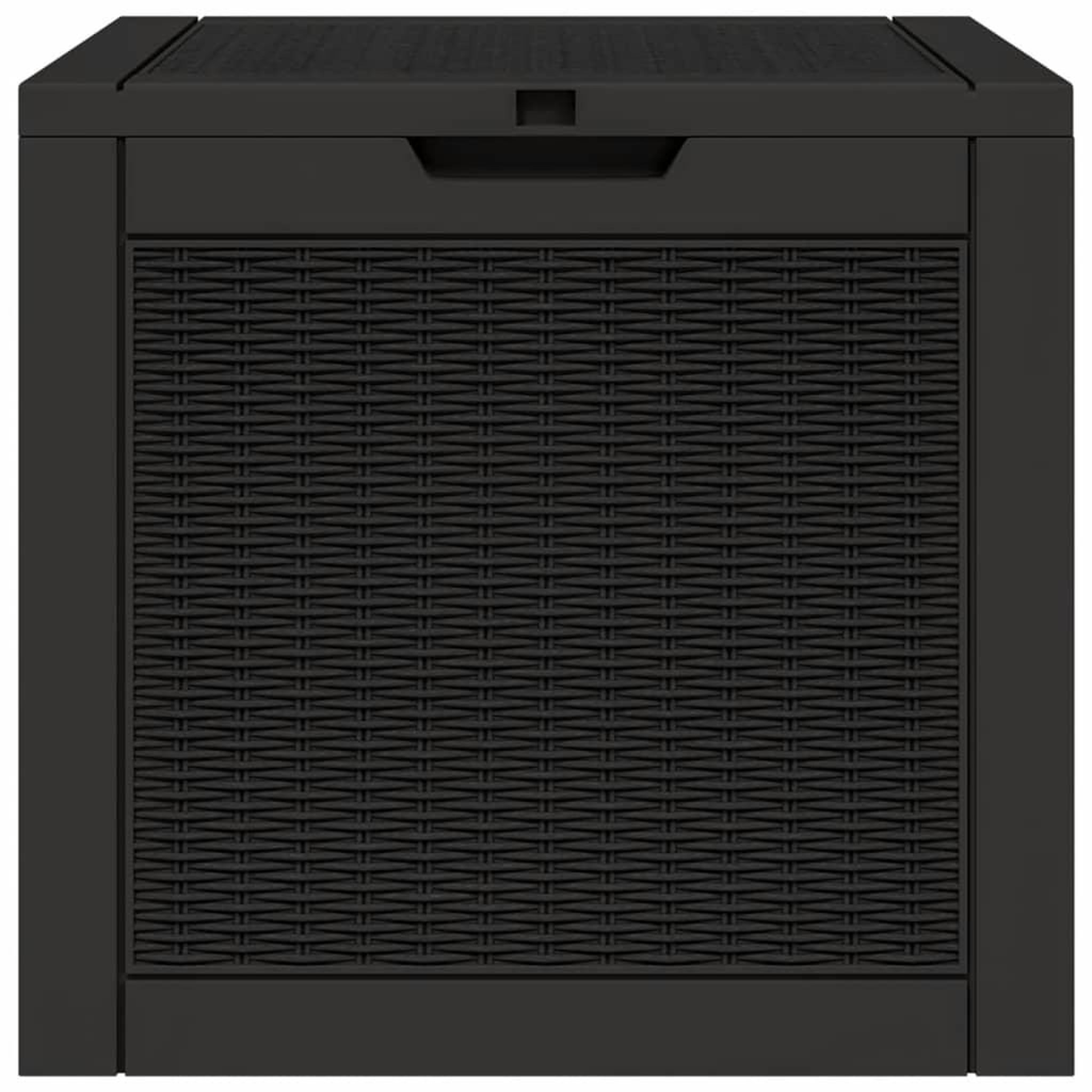 Voir la diapositive 5 : VIDAXL Boîte de stockage de jardin noir 55,5x43x53 cm polypropylene