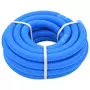 VIDAXL Tuyau de piscine avec colliers de serrage Bleu 38 mm 12 m