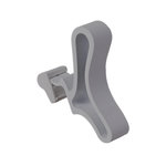 Sauter Patère courbe pour sèche-serviettes à lames plates - Acier