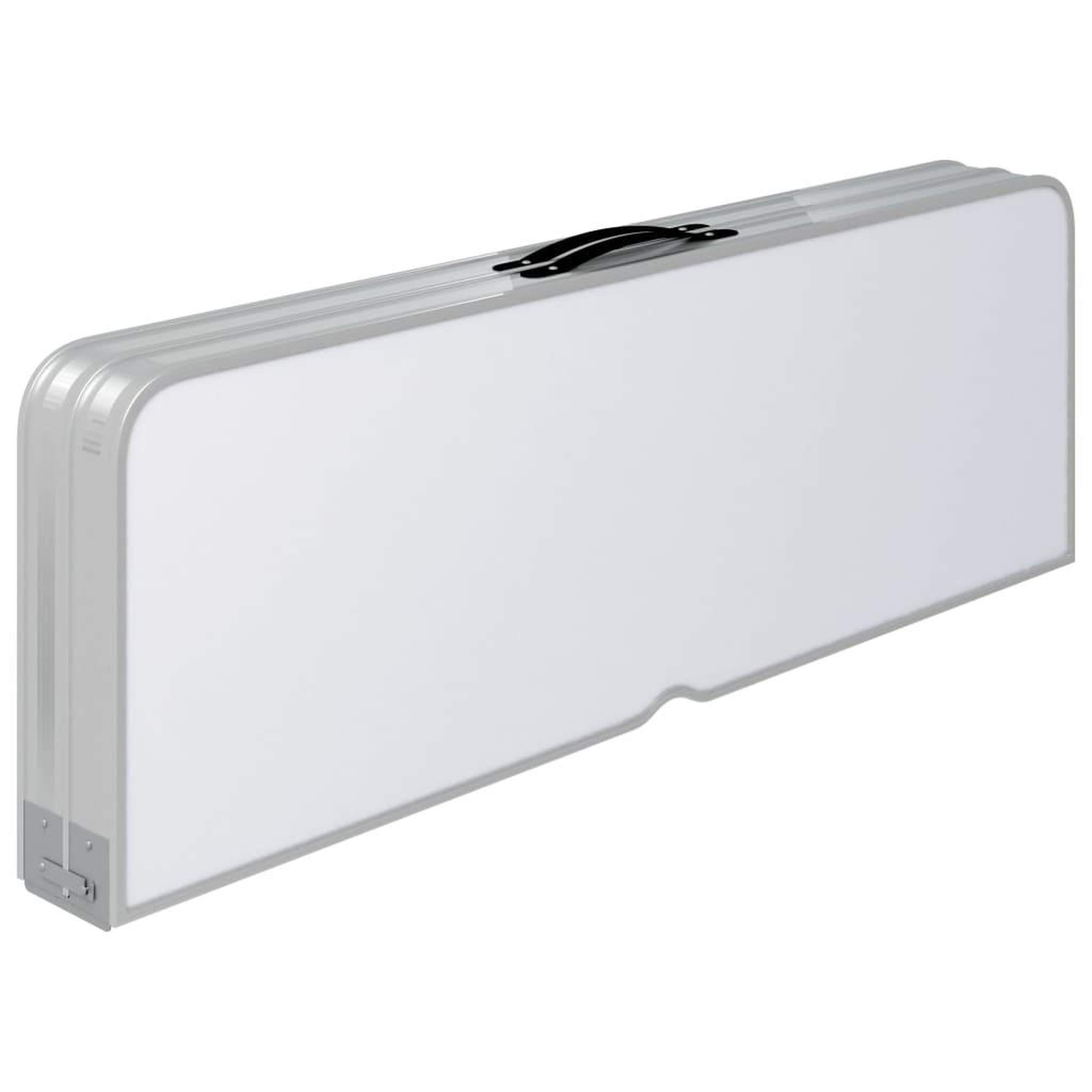 Voir la diapositive 4 : VIDAXL Table de camping pliable avec 2 bancs Aluminium Blanc