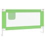 Voir la diapositive 2 : VIDAXL Barriere de securite de lit d'enfant Vert 150x25 cm Tissu