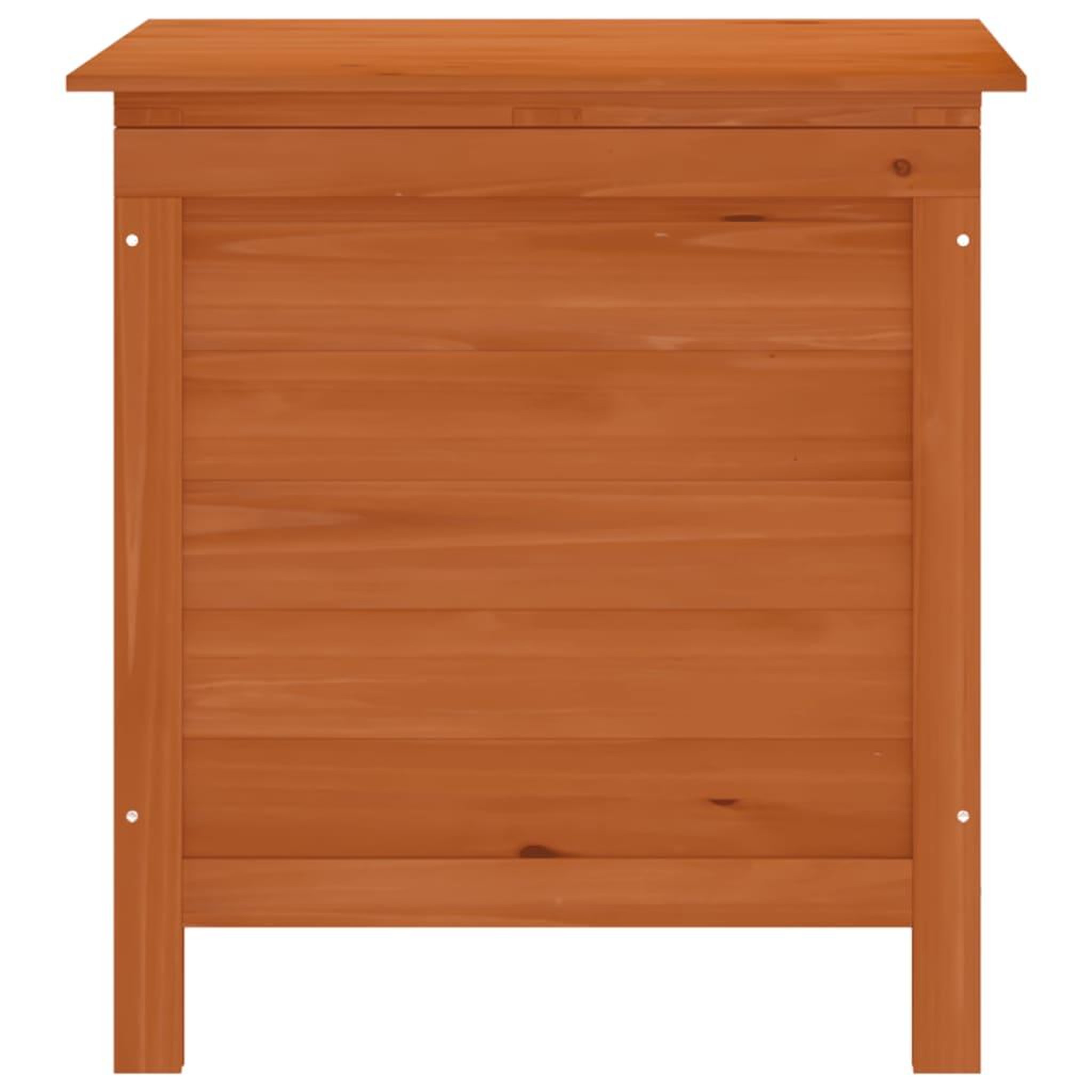 Voir la diapositive 4 : VIDAXL Boîte de rangement jardin marron 50x49x56,5cm bois massif sapin