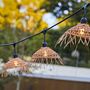 Voir la diapositive 6 : Lumisky Guirlande lumineuse HAWAII Noir Poly rotin 6M