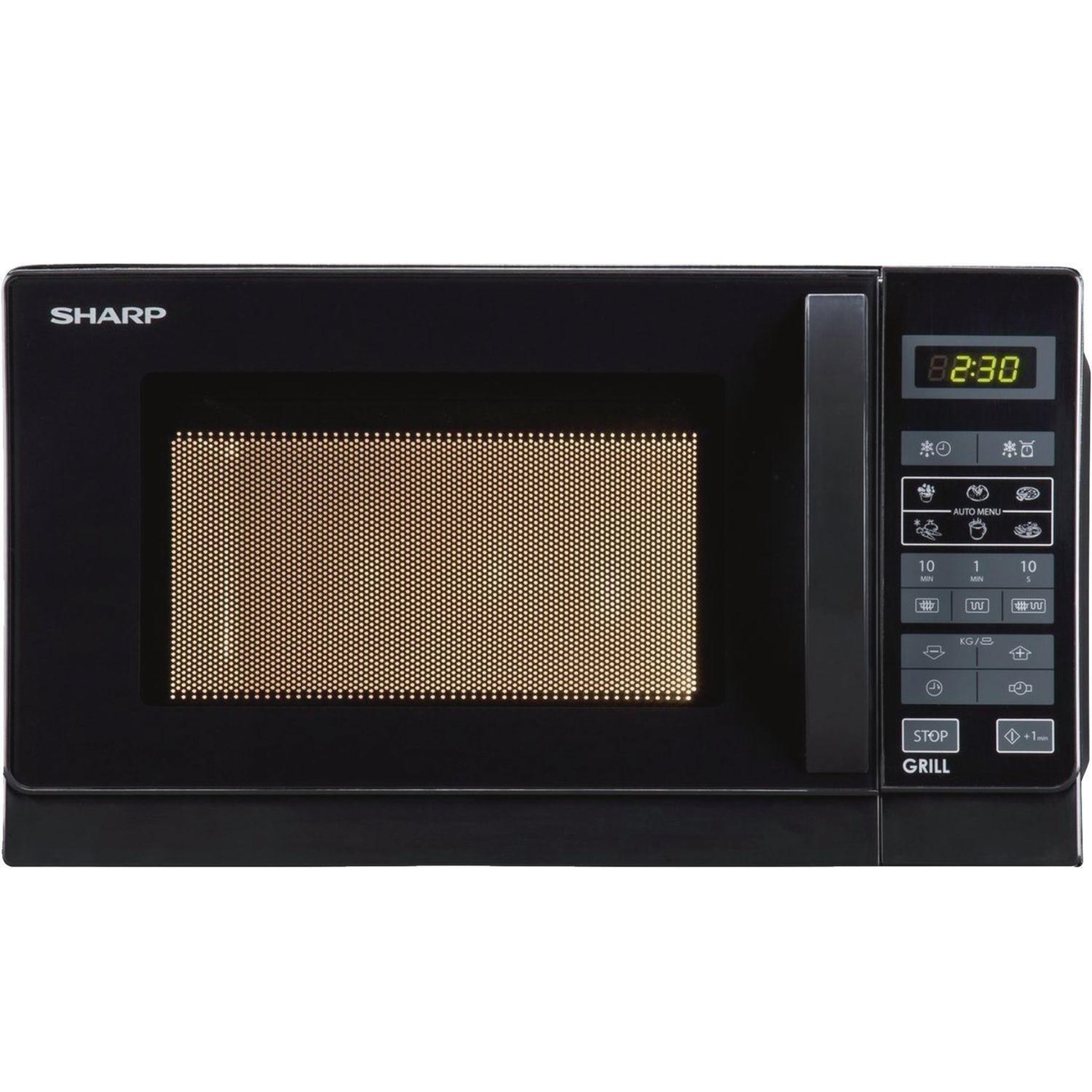 Voir la diapositive 2 : Sharp Micro-ondes combiné à surface plane Sharp R-642BKW 20 L 800 W Noir