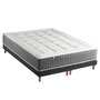 Voir la diapositive 1 : IDLITERIE Ensemble Matelas Ressort 7 zones H.28cm + Sommier Fabriqué en France MAX