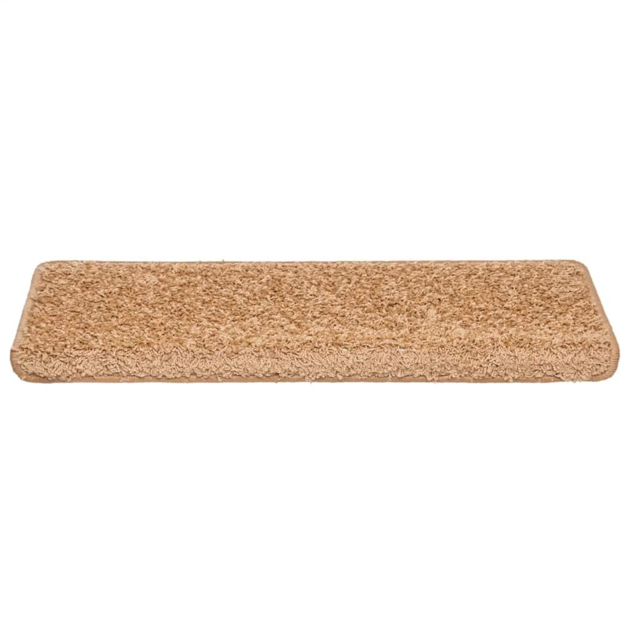 Voir la diapositive 3 : VIDAXL Tapis d'escalier 30 pcs 65x21x4 cm Beige