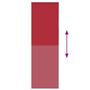 Voir la diapositive 5 : VIDAXL Store enrouleur occultant rouge largeur du tissu 65,7 cm