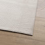Voir la diapositive 4 : VIDAXL Tapis IZA poils courts style scandinave creme 80x150 cm