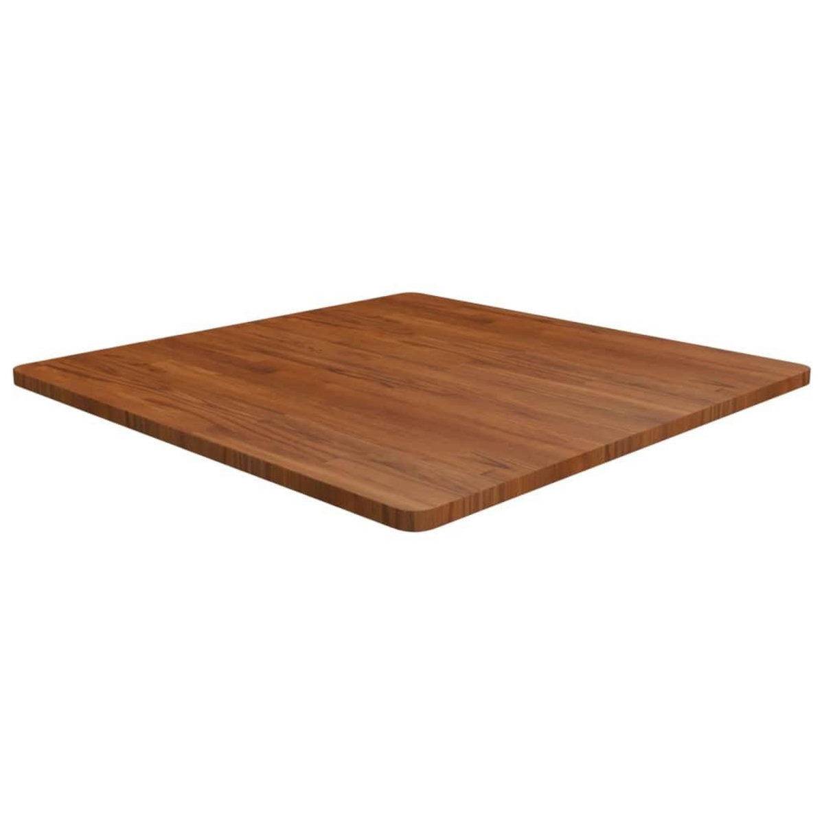 VIDAXL Dessus de table carre Marron fonce90x90x2,5cm Bois chene traite