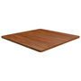 Voir la diapositive 1 : VIDAXL Dessus de table carre Marron fonce90x90x2,5cm Bois chene traite