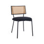 Voir la diapositive 2 : LISA DESIGN Luciano - lot de 2 chaises - en tissu bouclette
