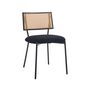 Voir la diapositive 2 : LISA DESIGN Luciano - lot de 2 chaises - en tissu bouclette
