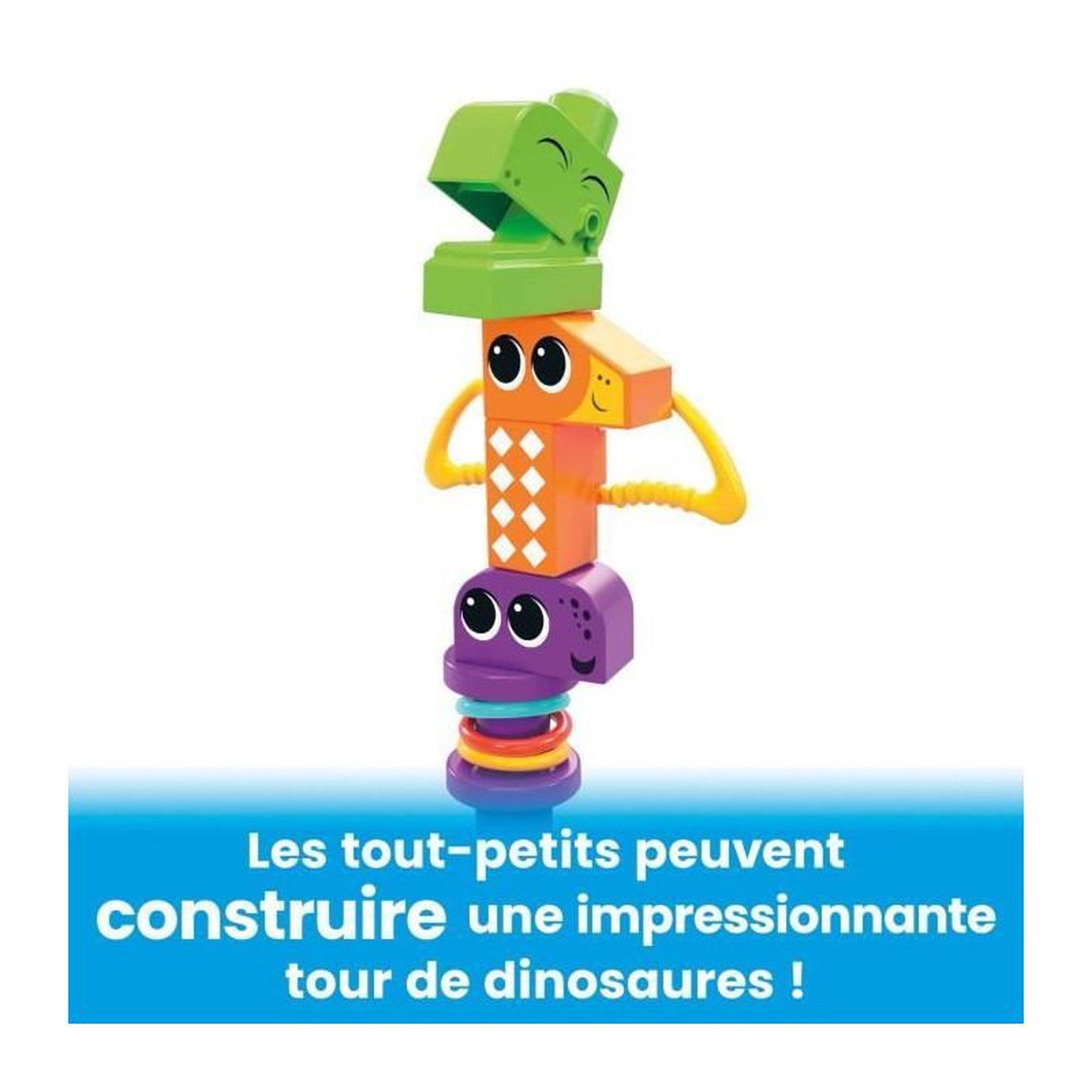 Voir la diapositive 6 : MEGABLOKS Megabloks : Dinos des sens à construire