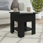 Voir la diapositive 1 : VIDAXL Table basse noir 40x40x42 cm bois d'ingenierie