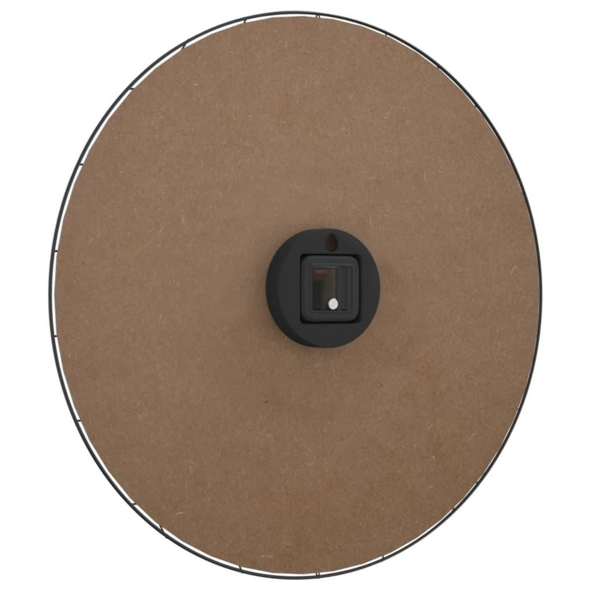 VIDAXL Horloge murale jaune et noir Ø50 cm bois d'ingenierie