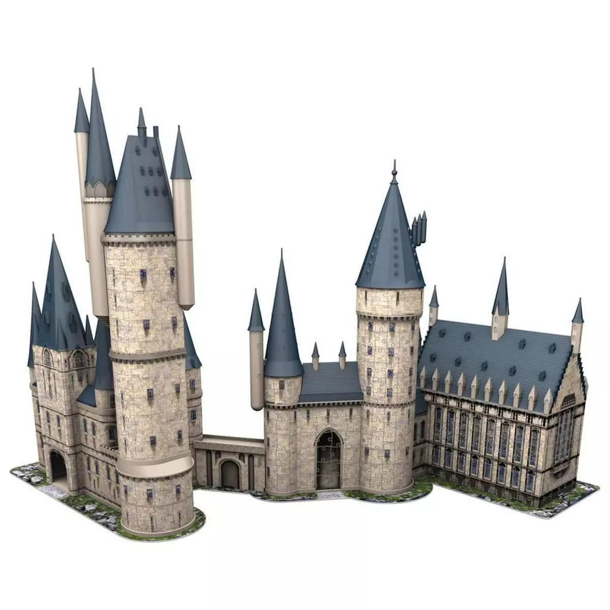 RAVENSBURGER Puzzle 3D 1080 pièces : Coffret complet Harry Potter : Château de Poudlard, Grande Salle et Tour d'A