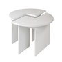 Voir la diapositive 1 : Habitat et Jardin Table basse en bois  Moira  90 x 90 x 41 cm - Blanc naturel