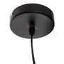 Voir la diapositive 4 : ATMOSPHERA Suspension fleur en métal - Diam 57 cm - Noir